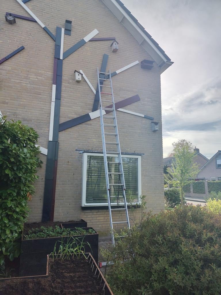 Altrex ladder aluminium 2x14 treden, Ophalen of Verzenden