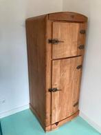 Unieke teakhouten Indonesische koelkast, Ophalen, Gebruikt