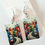 Originele Schilderachtige Oorbellen -Nieuw-, Ophalen, Nieuw, Overige materialen, Hangers