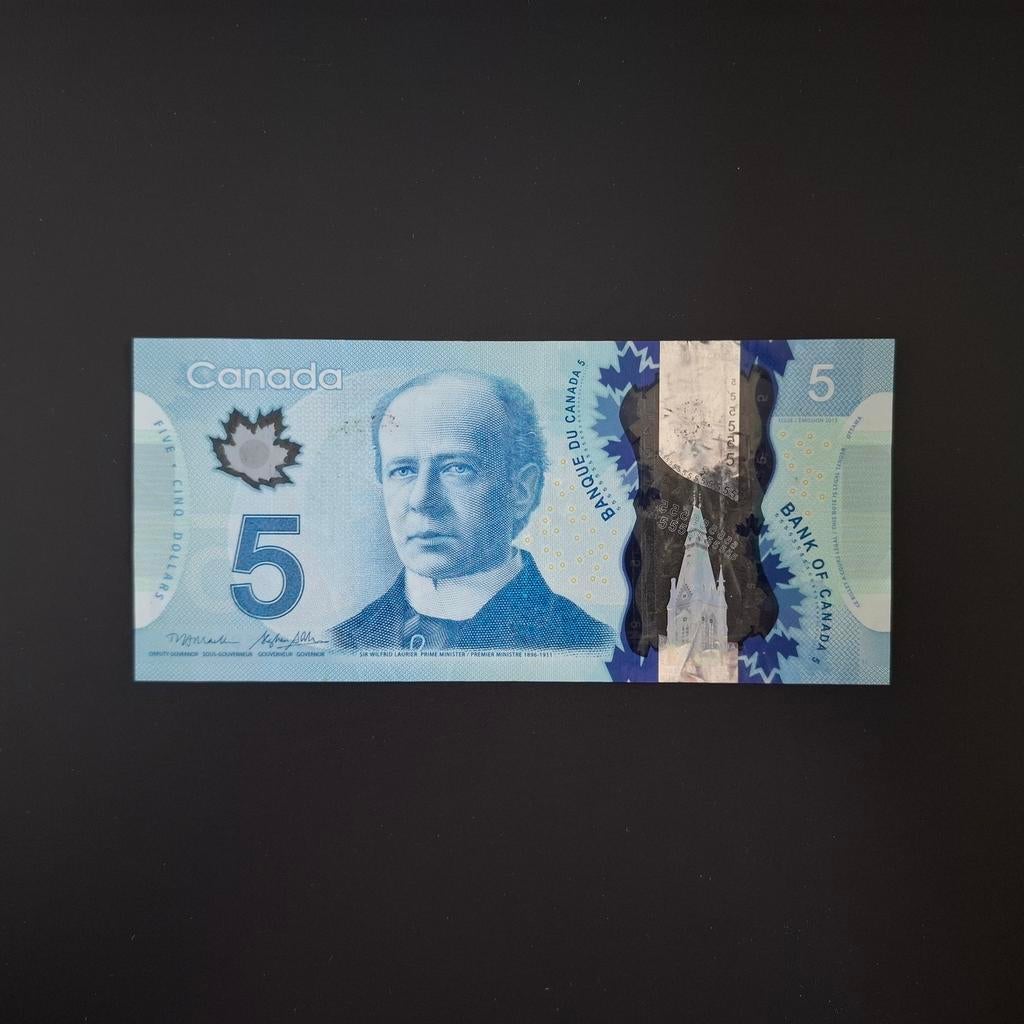 5 dollar Canada #017, Postzegels en Munten, Bankbiljetten | Amerika, Verzenden, Noord-Amerika, Los biljet
