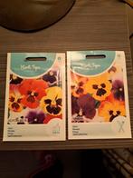 2 Zakjes violenzaadjes van Horty Tops NIEUW NIEUW, Ophalen of Verzenden, Gehele jaar, Volle zon, Zaad