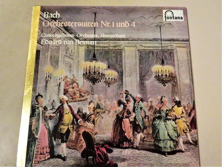 Bach verzameling van 9 vinyl LP's, Cd's en Dvd's, Vinyl | Klassiek, Gebruikt, Barok, Overige typen, 12 inch, Ophalen of Verzenden