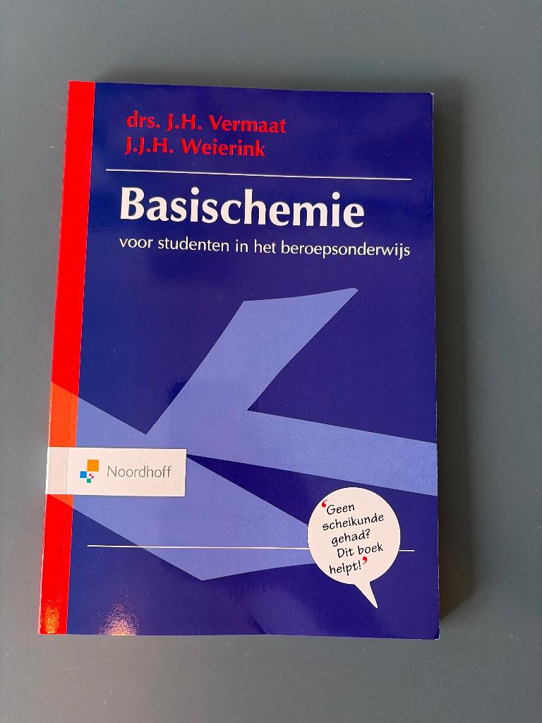 Basischemie, Boeken, Scheikunde, Drs. j.H. Vermaat, Nieuw, Ophalen of Verzenden