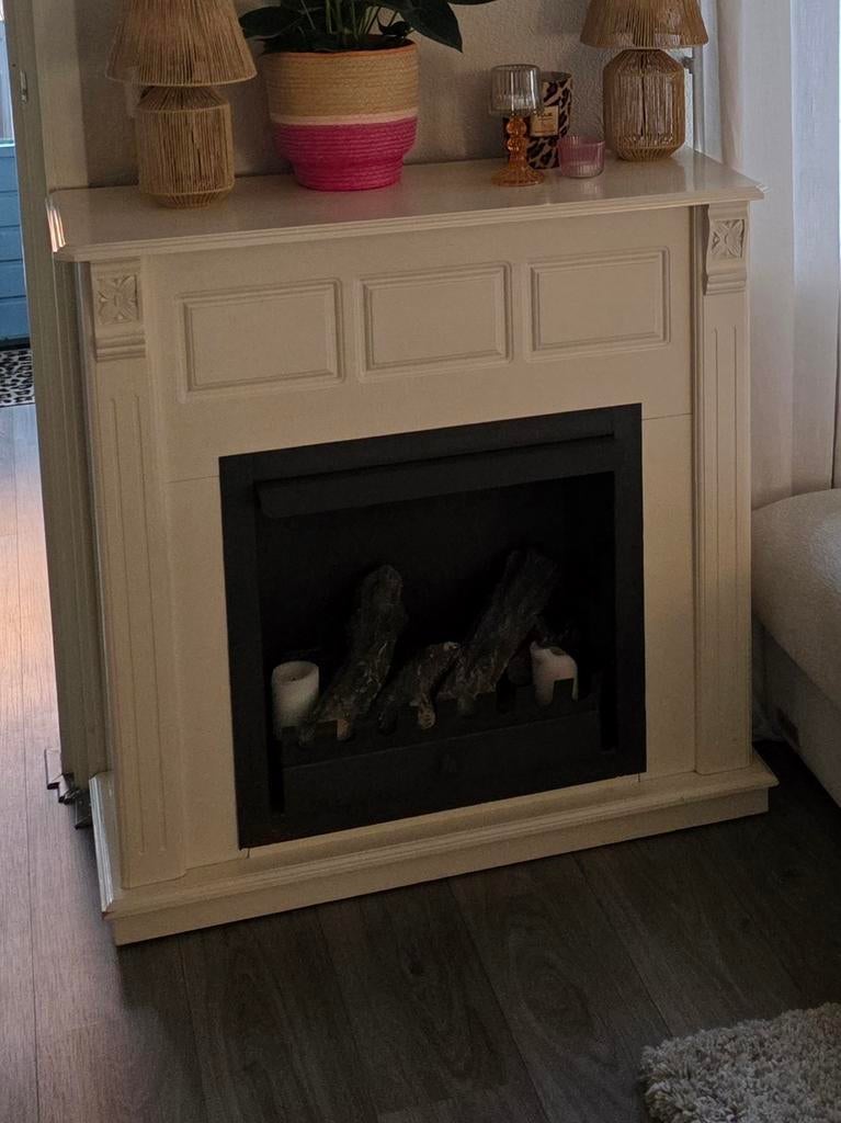 Schouw met gel branders, Huis en Inrichting, Haarden, Ophalen