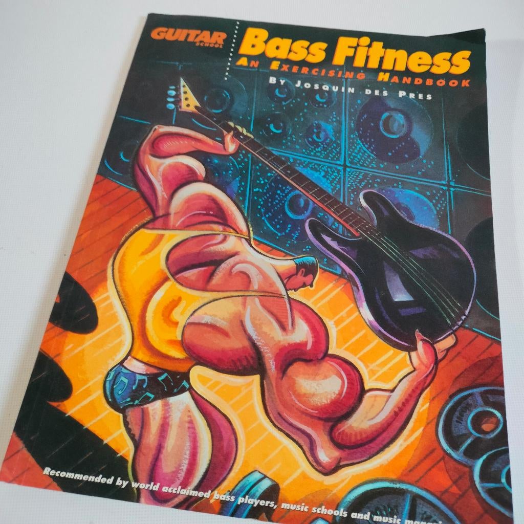 Bass guitar fitness exercising handbook, Ophalen of Verzenden, Zo goed als nieuw, Les of Cursus, Basgitaar