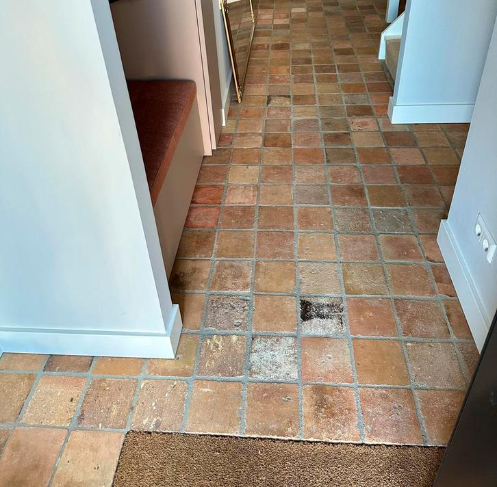 Antieke Terracotta Plavuizen - Zalm Genuanceerd, Doe-het-zelf en Verbouw, Tegels, Nieuw, Vloertegels, Keramiek, Minder dan 20 cm