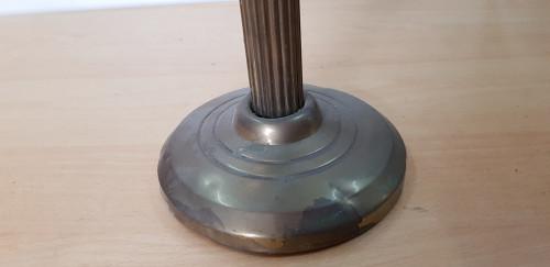 olielamp antiek van messing, Ophalen of Verzenden, 'T Olde Gre-j, Info@toldegrej.nl, Endepoelstraat 20f Didam