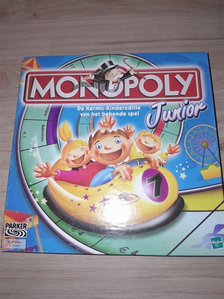monopoly junior kermis - s4922, Hobby en Vrije tijd, Gezelschapsspellen | Bordspellen, Verzenden, Zo goed als nieuw