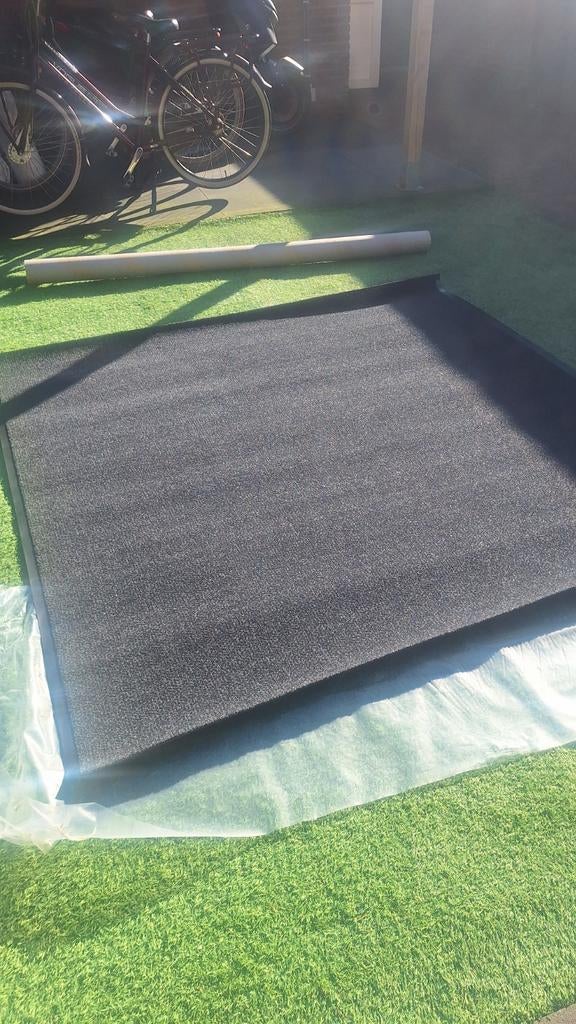 Droogloop mat, 200 x 200 cm, Ophalen, Zwart, 200 cm of meer, Rechthoekig