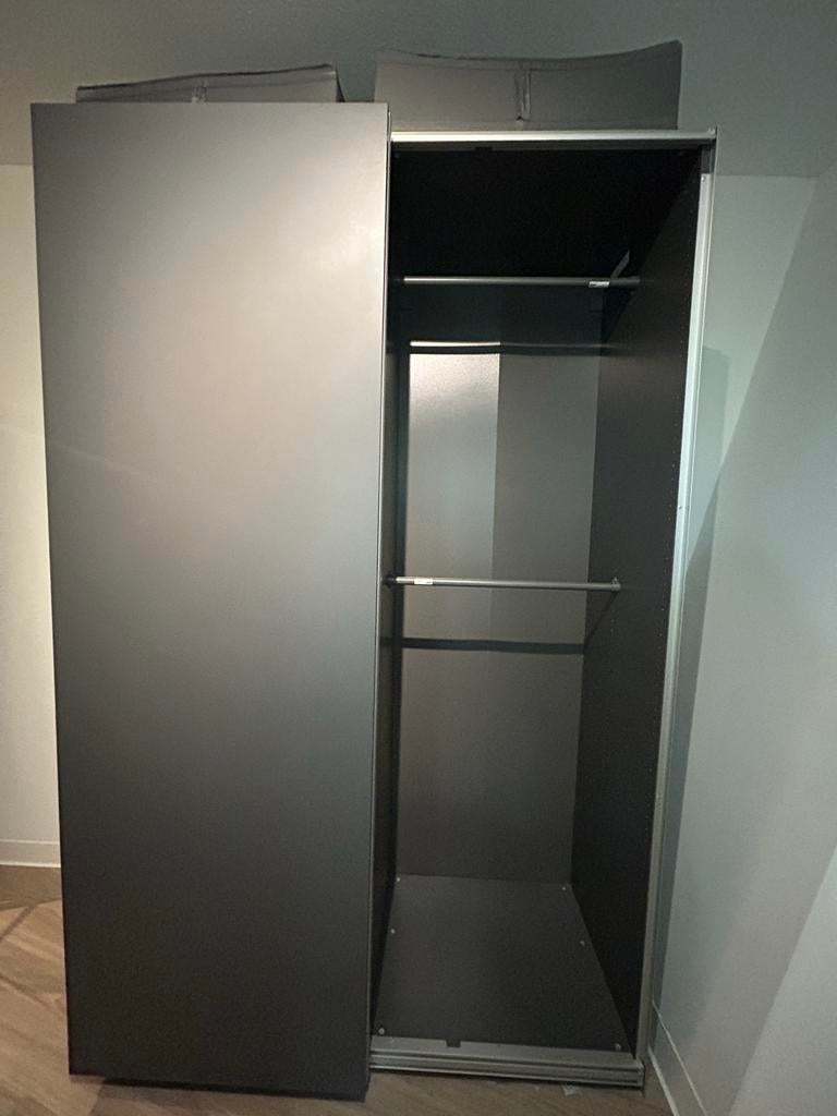 Pax Ikea kast (grijs), Ophalen, Overige materialen, 100 tot 150 cm, 200 cm of meer