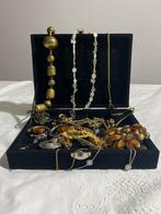 Vintage sieraden lot uit Zweden - Diverse stijlen (Partij 4), Ophalen of Verzenden, Gebruikt, Goud, Overige materialen