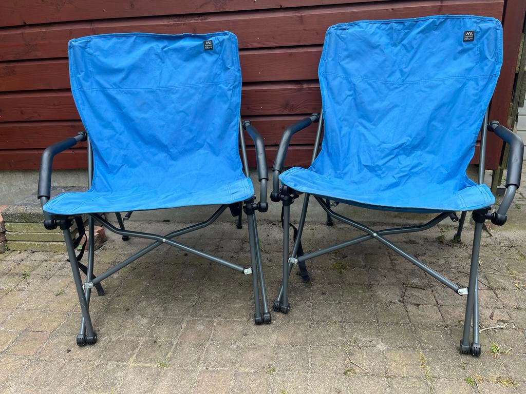 Twee Human Nature (ANWB) campingstoelen met draagriem, Caravans en Kamperen, Kampeermeubelen, Ophalen of Verzenden, Gebruikt, Campingstoel