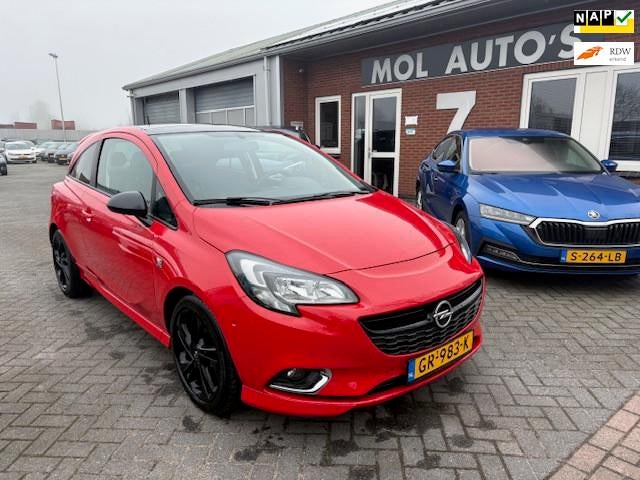 Opel Corsa 1.0 Turbo OPC-Line , Panoramadak , Airco, Voorwielaandrijving, 1063 kg, Gebruikt, Euro 6