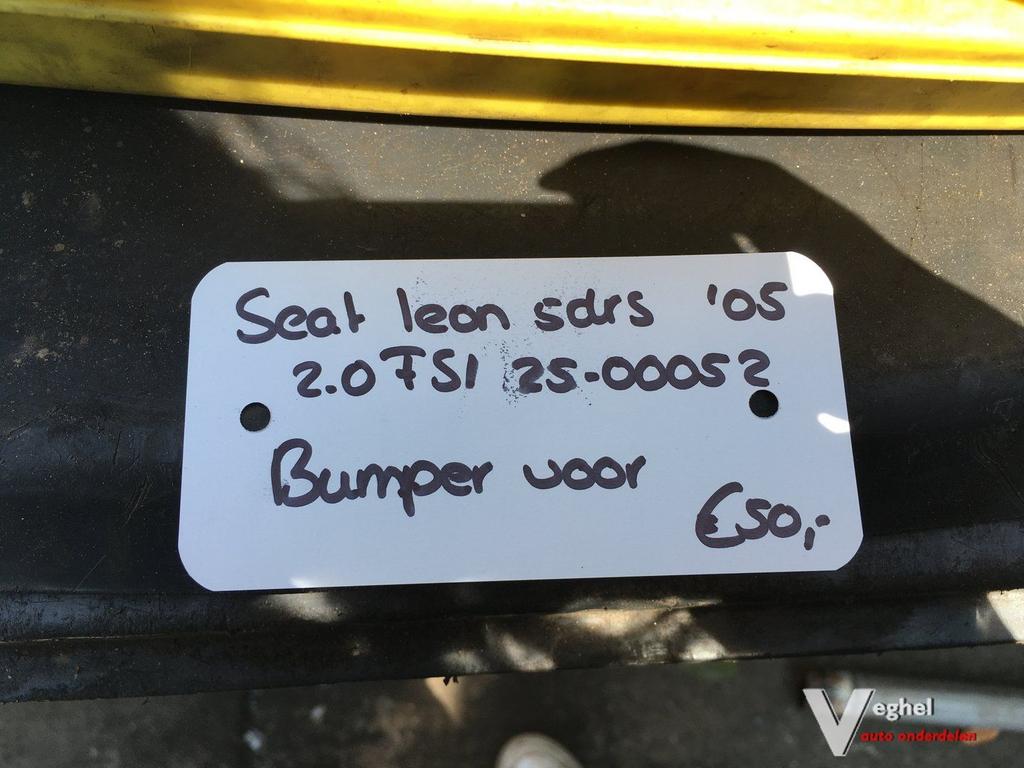 Seat Leon 2.0 fsi  5 drs 2005 2500052  Voorbumper, Auto-onderdelen, Carrosserie en Plaatwerk, Ophalen, Gebruikt, -, Voor