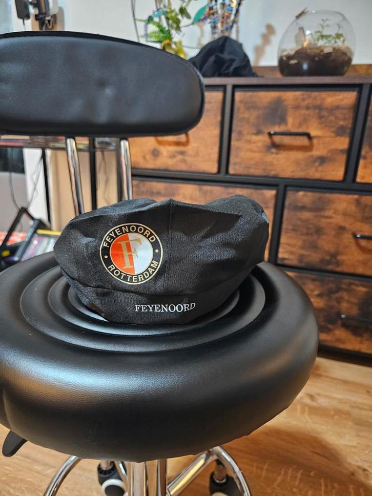 Feyenoord Baret - Zwart met clublogo, Kleding | Heren, Hoeden en Petten, Gedragen, Hoed, One size fits all, Ophalen of Verzenden