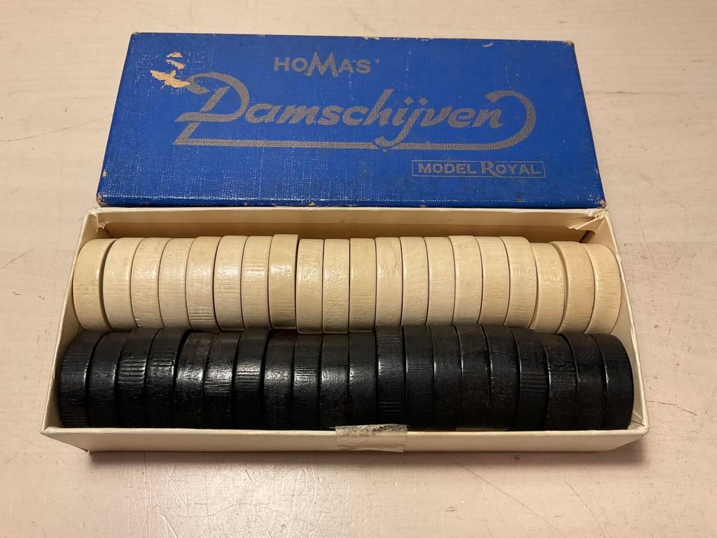 Homas Damschijven model Royal doorsnee 30 mm, Ophalen of Verzenden, Gebruikt