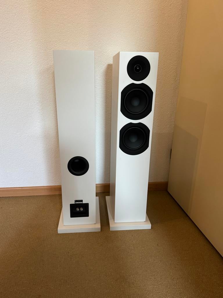 System Audio Saxo 40 luidsprekers, Audio, Tv en Foto, Luidsprekers, Zo goed als nieuw, Front, Rear of Stereo speakers, 120 watt of meer