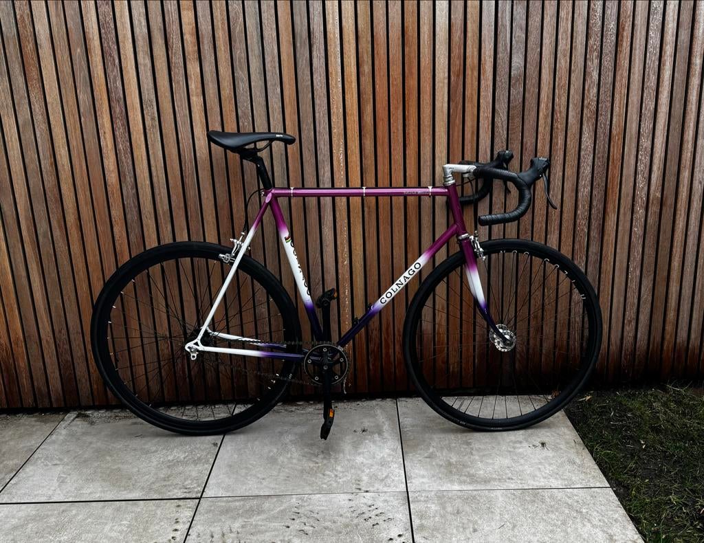Colnago singlespeed/fixie 58cm, Fietsen en Brommers, Fietsen | Racefietsen, Minder dan 10 versnellingen, Gebruikt, Staal, Heren