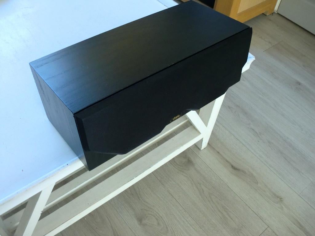 Chario Syntar Dialogue center luidsprekers zeer goed., Ophalen of Verzenden, Zo goed als nieuw, 60 tot 120 watt, Bowers & Wilkins (B&W)