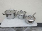 Ikea pannenset, Ophalen of Verzenden, Gebruikt, Rvs, Pannenset
