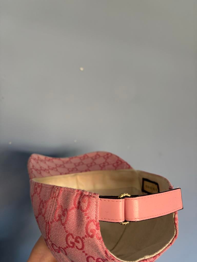 Gucci Pet Uniseks Roze, Kleding | Dames, Hoeden en Petten, Verzenden, Zo goed als nieuw, One size fits all, Pet