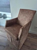 6 Rofra Eetkamerstoelen op Wieltjes Hotel Chique / Landelijk, Ophalen, Zo goed als nieuw, Bruin, Vijf, Zes of meer stoelen