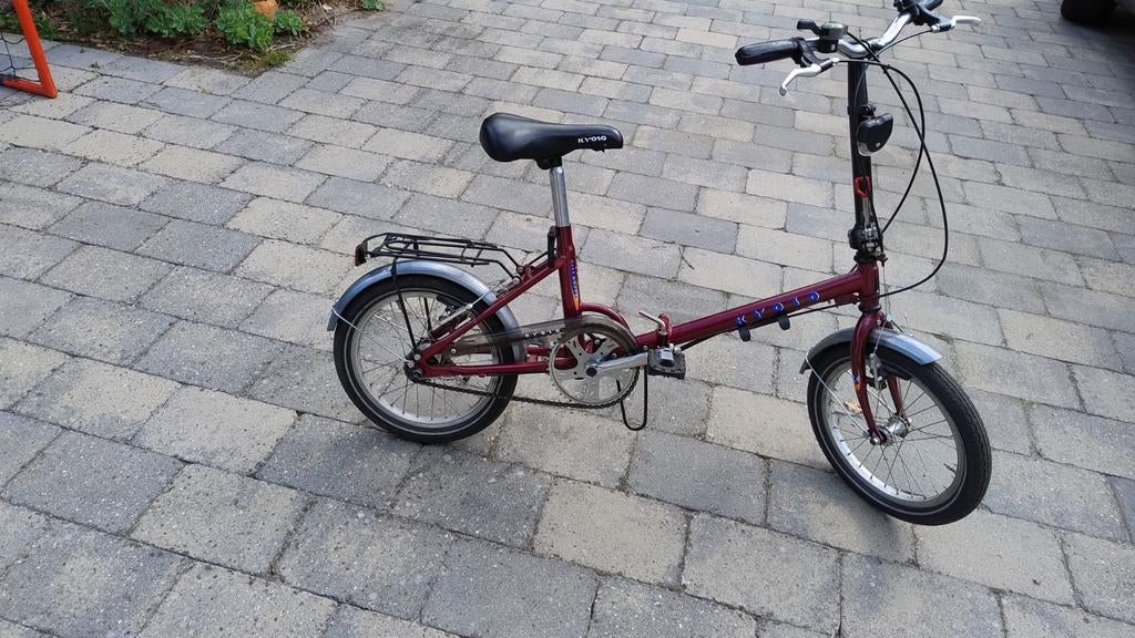 Te koop: Kyoso City Hopper vouwfiets 16", Fietsen en Brommers, Fietsen | Vouwfietsen, Ophalen, Gebruikt, 16 tot 18 inch