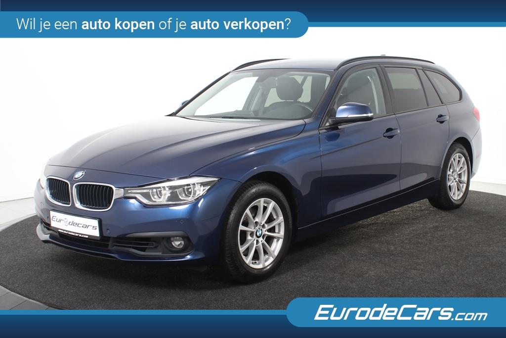 BMW 3 Serie 318i Touring *1ste Eigenaar*Leer*Navigatie*Stoel, Blauw, 1445 kg, Leder, Handgeschakeld
