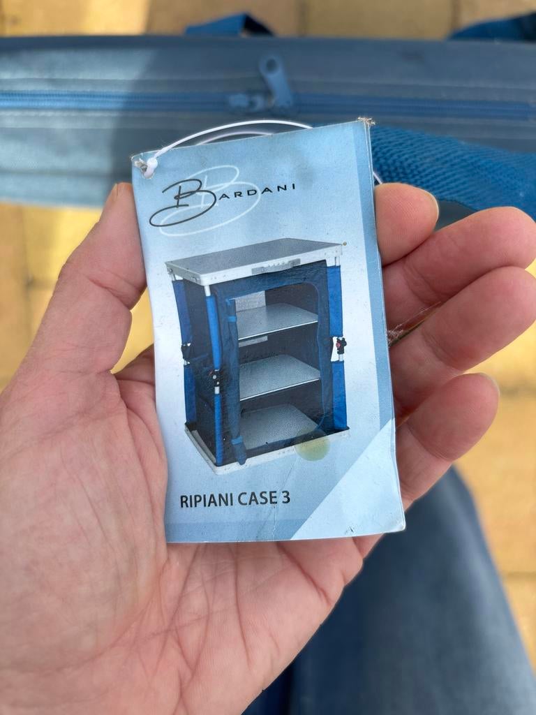 Bardani Ripiani Case 3 campingkast, Caravans en Kamperen, Ophalen, Zo goed als nieuw