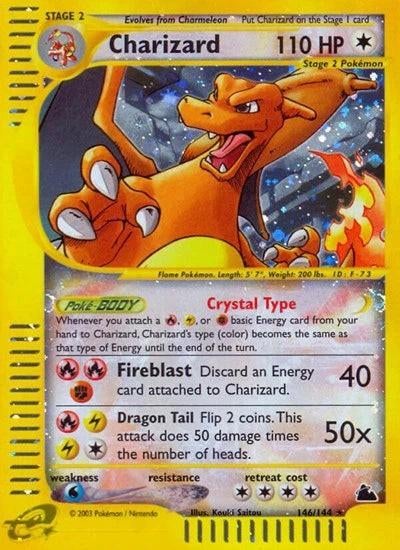 Op zoek naar Charizard Pokémon kaarten - Alle types welkom!, Ophalen of Verzenden, Gebruikt, Losse kaart