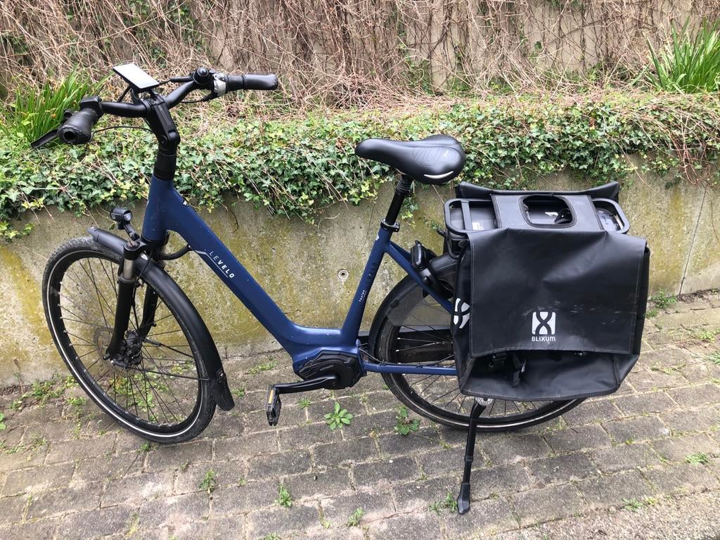 LeVelo Toulon E-bike - 750W accu, 80Nm, incl. tassen, Fietsen en Brommers, Elektrische fietsen, Gebruikt, 51 tot 55 cm, 50 km per accu of meer