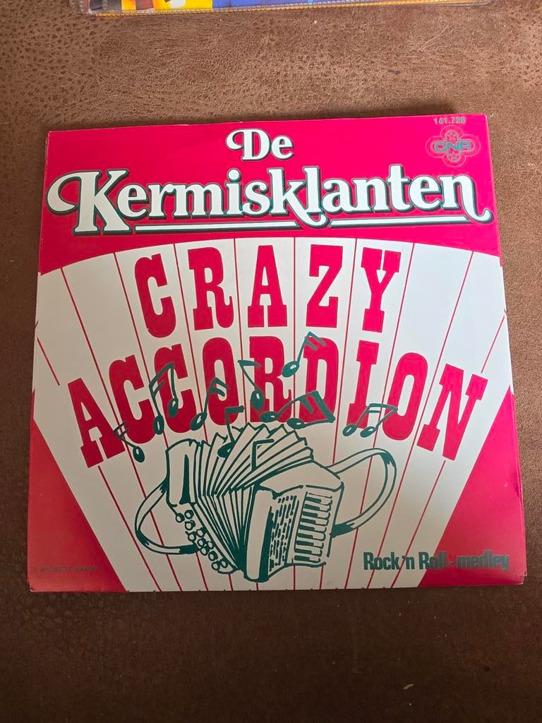 De Kermisklanten - Crazy Accordion (Rock 'n Roll-medley), Ophalen of Verzenden, 1980 - 1989, Gebruikt, 7 inch