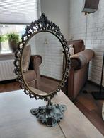 Antieke spiegel Frankrijk jugendstil ca 1900, Ophalen of Verzenden, Rechthoekig, Minder dan 50 cm