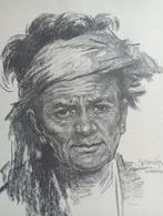 Gabrielse prent Nederlands Indië Indonesië, Ophalen of Verzenden, Voor 1940, Gebruikt, Overige onderwerpen