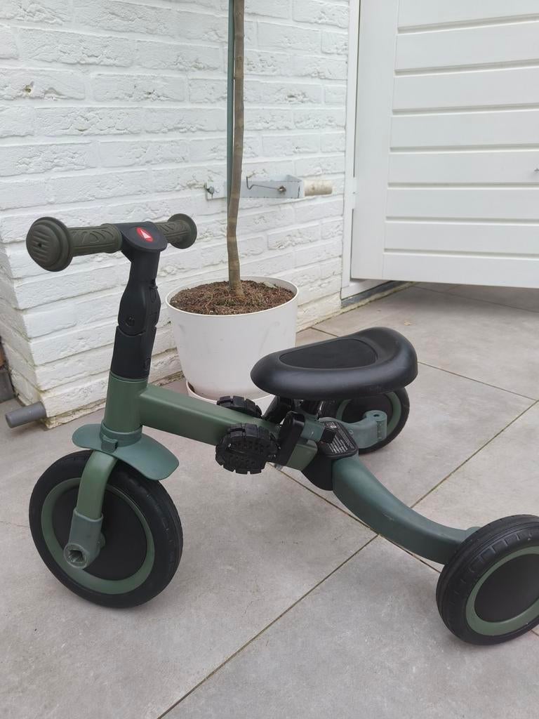 Topmark loopfiets 4 in 1 groen, Kinderen en Baby's, Speelgoed | Buiten | Voertuigen en Loopfietsen, Gebruikt, Loopfiets, Ophalen of Verzenden