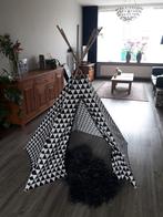 Zwart-witte tipi speeltent, Ophalen of Verzenden