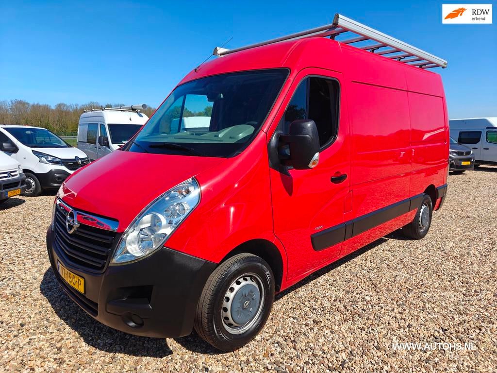 Opel Movano 2.3 CDTI L2H2 , Lage km , Apk April 2027 , Camer, Auto's, Bestelauto's, Euro 5, Stof, Gebruikt, Zwart