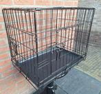 Nette zwarte hondenbench 60 x 40 x 50cm hoog, Ophalen of Verzenden, Zo goed als nieuw