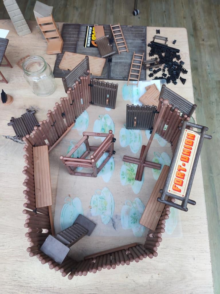 Playmobil Fort Union - Retro Speelgoed Fort, Ophalen of Verzenden, Gebruikt, Los playmobil