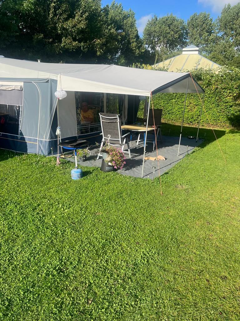 Luifel 4.00m voortent - Ideaal voor extra schaduw, Caravans en Kamperen, Ophalen of Verzenden, Gebruikt, Polyester, Overige merken
