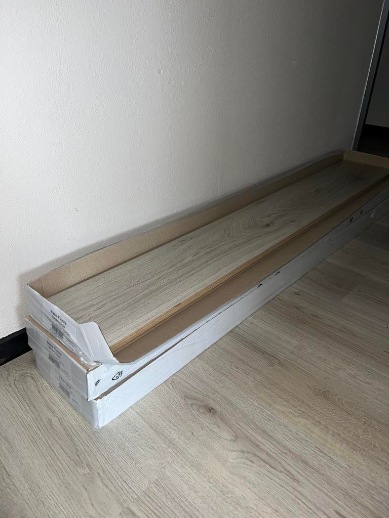 Laminaat eiken grijs, Ophalen, 50 tot 150 cm, Nieuw, 10 tot 30 cm