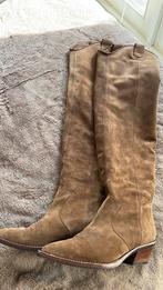 Mooie hoge suède laarsen, Kleding | Dames, Schoenen, Hoge laarzen, Bruin, Ophalen of Verzenden, Zo goed als nieuw
