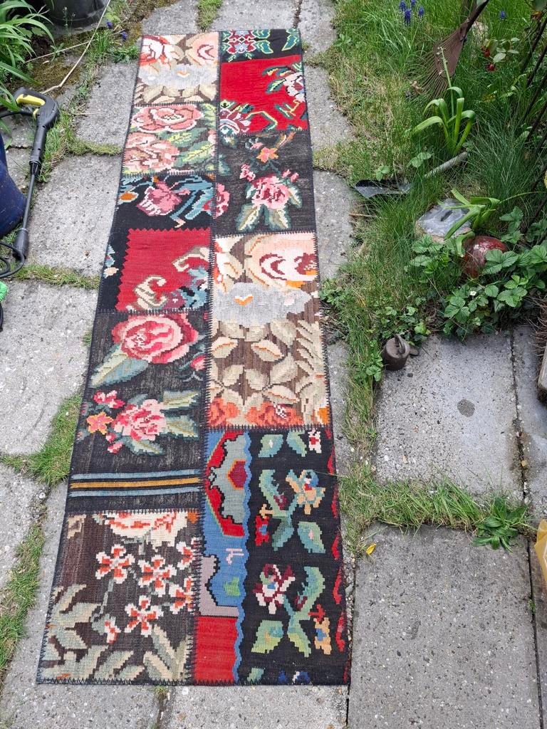 Rozenkelim Vloerkleed /loper 2.50/70 cm, Ophalen of Verzenden, Rechthoekig, 200 cm of meer, 50 tot 100 cm