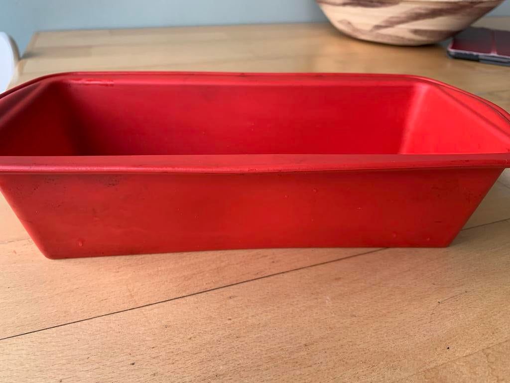 Dr. Oetker Siliconen Cakevorm Rood 24x10,5 cm, Ophalen of Verzenden, Rood, Overige merken, Rubber/elastomeren