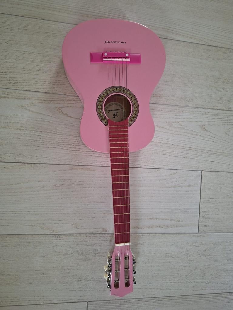 Roze gitaar, niet/nauwelijjs gebruikt., Ophalen, Zo goed als nieuw, Overige typen