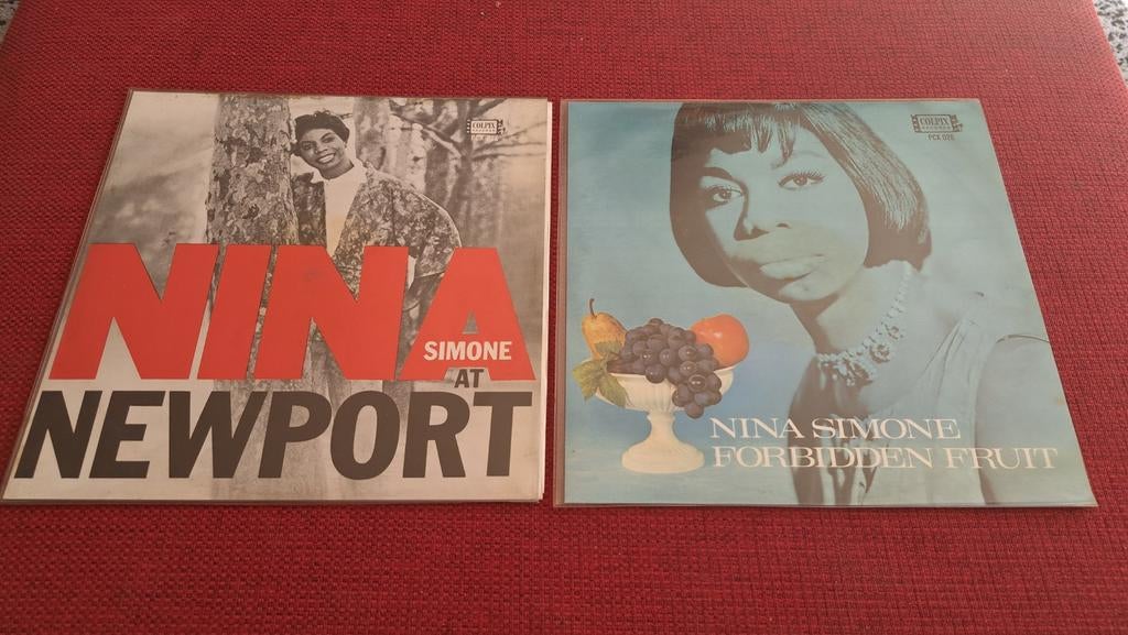 Nina Simone At Newport & Forbidden Fruit 2 vinyl albums, Ophalen of Verzenden, Gebruikt, 12 inch