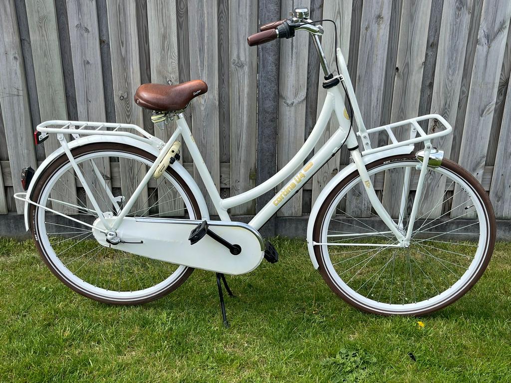 Te koop Cortina u4.transportfiets  als nieuw., Terugtraprem, 53 tot 56 cm, Versnellingen, Zo goed als nieuw
