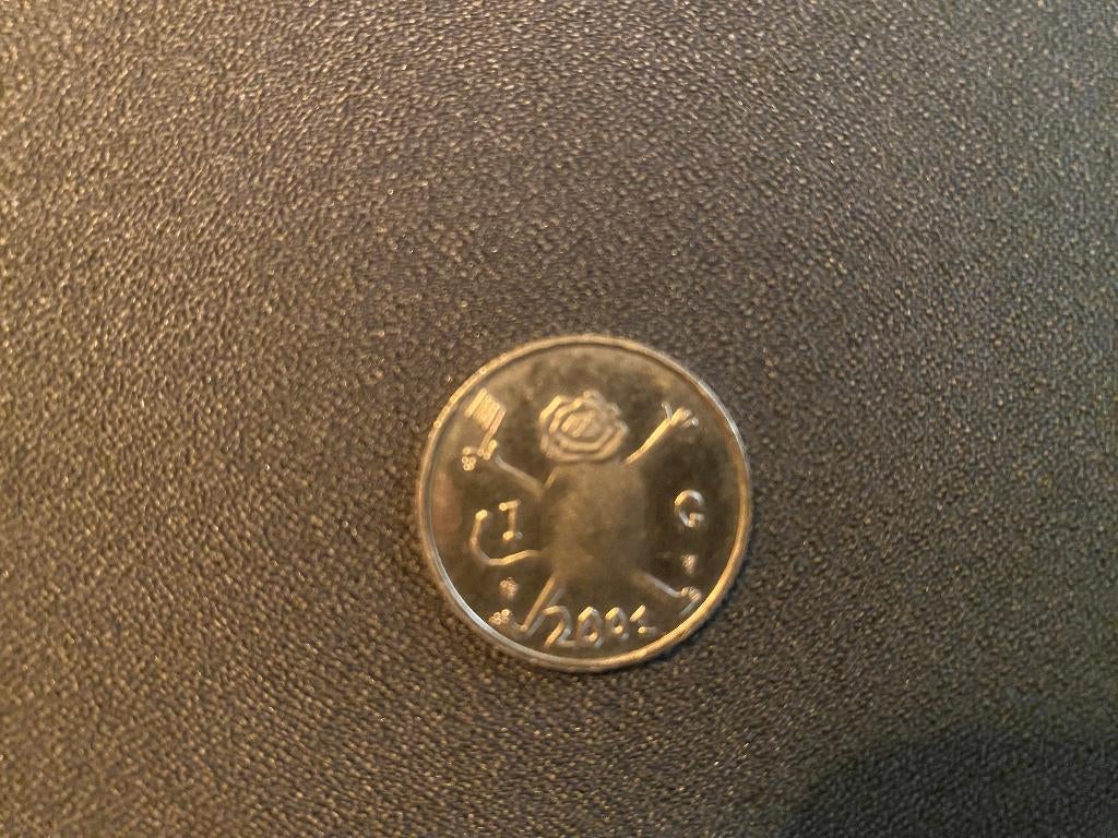 6 x Tim Melis 1 gld munt 2001, zeer nette staat, Postzegels en Munten, Munten | Nederland, Ophalen of Verzenden, Koningin Juliana