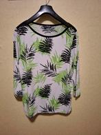 Shirt bladeren print halve mouw norah m 38, Maat 38/40 (M), Overige kleuren, Ophalen of Verzenden, Gedragen