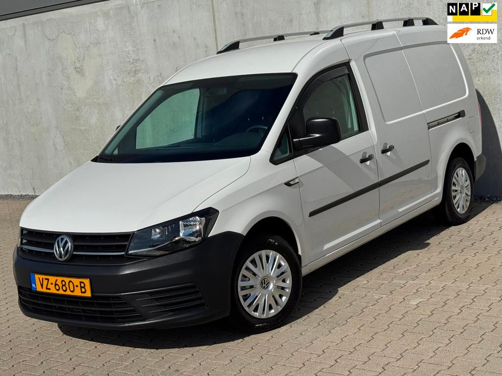 Volkswagen Caddy 2.0 TDI L2 Maxi 2x Schuifdeur Navi DAB+ Air, Auto's, Bestelauto's, Voorwielaandrijving, Stof, 4 cilinders, Volkswagen